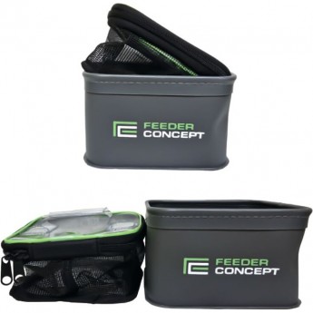 Емкости для прикормки и насадки FEEDER CONCEPT EVA 180x180x110 2шт.