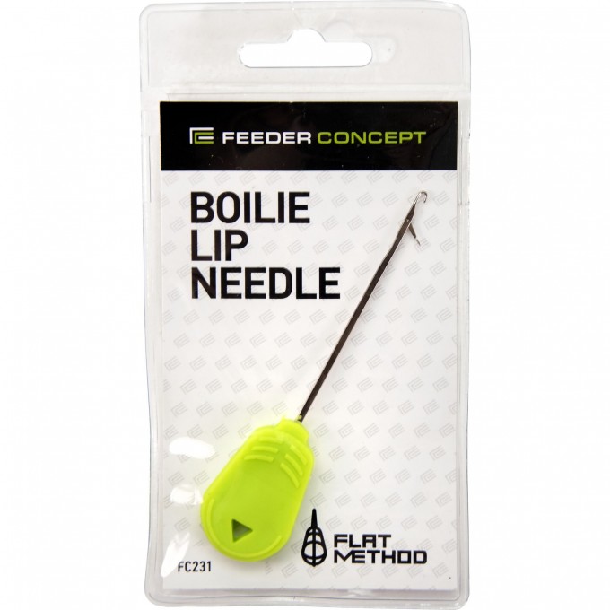 Игла насадочная FEEDER CONCEPT FLAT METHOD BOILIE LIP NEEDLE с замком FC231