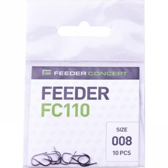 Крючки FEEDER CONCEPT Feeder серия FC110 №8, уп. 10шт