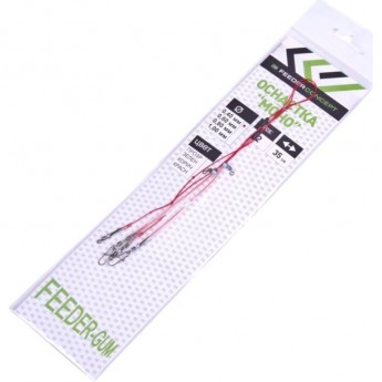 Оснастка фидерная FEEDER-GUM красная нить 40см 60г 2шт. Оснастка фидерная FEEDER-GUM красная нить 40см 60г 2шт.