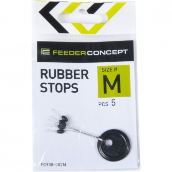 Стопоры резиновые FEEDER CONCEPT Rubber Stops р.005XXL 5шт. Стопоры резиновые FEEDER CONCEPT Rubber Stops р.005XXL 5шт.